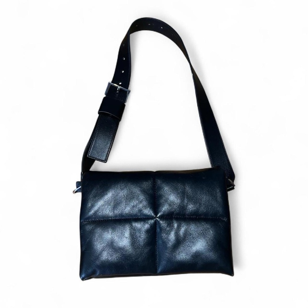 ALL SAINTS VITTORIA QUILTED LEATHER SHOULDER BAG